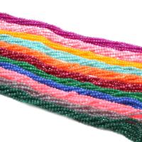 Gemstone Jewelry Beads, Natural Stone, Round, DIY & faceted, more colors for choice, 3mm, Sold By Strand