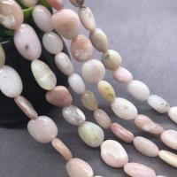 Rosa Opal Perle, Klumpen, poliert, verschiedene Größen vorhanden, verkauft von Strang