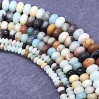 Amazonit Perlen, poliert, verschiedene Größen vorhanden, gemischte Farben, verkauft von Strang
