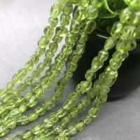 pietra peridoto perla, Pepite, lucido, DIY, verde oliva, 5x7mm, Venduto da filo