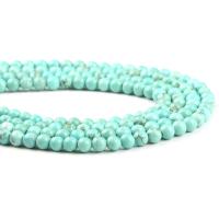 Turquoise Beads, Natural Turquoise, Round, DIY & different size for choice, turquoise blue, Sold By Strand