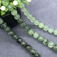 Natural Prehnite Beads Round polished  Sold Per Approx 15 Inch Strand
