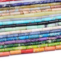 Mixed Gemstone Beads, Natural Stone, Column, DIY, more colors for choice, 4x13mm, 30PCs/Strand, Sold By Strand