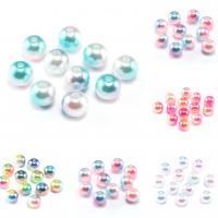ABS plastične perle, Plastika, pozlaćen, Održivi & možete DIY & različite veličine za izbor, više boja za izbor, Prodano By Torba