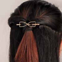 Hair Clip Zinc Alloy Sandglass plated for woman nickel lead & cadmium free Sold By PC