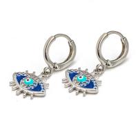 Evil Eye Earrings Zinc Alloy with Cubic Zirconia fashion jewelry Sold By PC