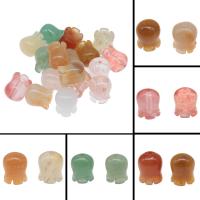 Vegyes Gemstone gyöngyök, Drágakő, Flower Bud, csiszolt, DIY, több színt a választás, 10*9mm, Lyuk:Kb 1mm, 10PC-k/Bag, Által értékesített Bag