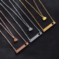 Stainless Steel Jewelry Necklace, with 1.97inch extender chain, plated, Double Layer & Unisex & oval chain, more colors for choice, 30x5mm,7.5x8mm,1.5mm, Sold Per 17.72 Inch Strand