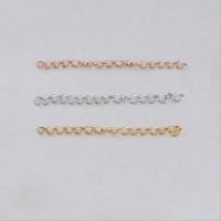Stainless Steel Extender Chain, plated, twist oval chain, more colors for choice, 3.50x50mm, Sold Per 1.97 Inch Strand