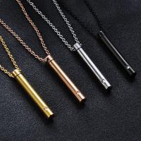 Stainless Steel Jewelry Necklace Perfume Bottle plated fashion jewelry & Unisex Sold Per 19.69 Inch Strand