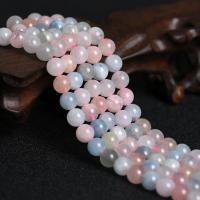 Gemstone Jewelry Beads Morganite Round polished  Sold Per Approx 15.4 Inch Strand