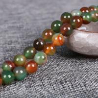 Agate Beads Malachite Agate Round polished Sold Per Approx 15.4 Inch Strand