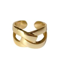 Brass prst prsten, Mosaz, á, módní šperky & pro ženy, více barev na výběr, nikl, olovo a kadmium zdarma, 6-11.5mm, Vnitřní průměr:Cca 16mm, 10PC/Lot, Prodáno By Lot