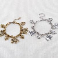 Bracelet en alliage de zinc, bijoux de mode, plus de couleurs à choisir, Vendu par brin
