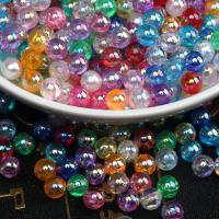 ABS Plastic Beads Round DIY  Sold By Bag