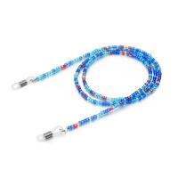 Acryl Brilketting, met Silicone, plated, Duurzame & anti-slippen, 700x3.20mm, Lengte 27.55 inch, Verkocht door PC