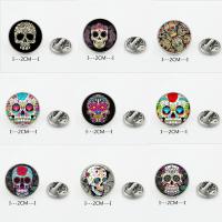Zink Alloy Brosch, mode smycken & Unisex & olika mönster för val, fler färger för val, Säljs av PC