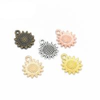 Tibetan Style Flower Pendants, plated, more colors for choice, 18x15mm, Hole:Approx 2mm, 200PCs/Lot, Sold By Lot
