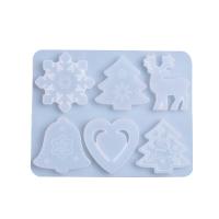 DIY Epoxy Mold Set, Silicone, Square, plated, durable & Christmas Design, 161x126mm, Sold By PC