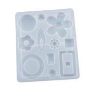 DIY Epoxy Mold Set, Silicone, Square, plated, durable, more colors for choice, 116x98x7mm, Sold By PC