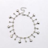 Brass Anklet, plated, fashion jewelry & for woman, more colors for choice, 210x50mm, Sold By PC