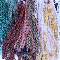 Mixed Gemstone Beads, Natural Stone, Donut, DIY, more colors for choice, 10mm, 20PCs/Strand, Sold Per Approx 7.9 Inch Strand