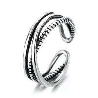 Mosaz Manžeta prst prsten, Nastavitelný & různé styly pro výběr & pro ženy & dutý, 7x16.50mm, 5PC/Lot, Prodáno By Lot