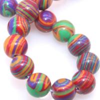 Malachite Beads Round polished DIY Sold By Strand