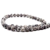 Perles bijoux en pierres gemmes, Granit teint, Rond, poli, DIY, 8mm, Vendu par brin