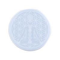 DIY Epoxy Mold Set Silicone Round for DIY Divination Compass Tray Mold plated durable Sold By PC