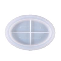 DIY Epoxy Mold Set, Silicone, Ellipse, plated, durable, 148x106x26mm, Sold By PC