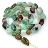 Australien Jade Bead, Uregelmæssig, poleret, du kan DIY, grøn, 8x10mm, Solgt af Strand