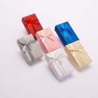 Nakit Gift Box, Papir, pozlaćen, nasumično poslano & Održivi & otporno na prašinu & mješovit, više boja za izbor, 50x80mm, Prodano By PC