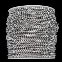 Stainless Steel Ball Chain 304 Stainless Steel with plastic spool DIY Approx Sold By Spool