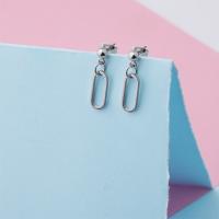Stainless Steel Drop Earring for woman 20mm Sold By Pair