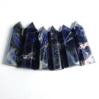Sodalite Point Decoration, polished, more colors for choice, 80-90mm, Sold By PC