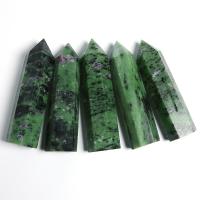 Ruby in Zoisite Point Decoration polished green 80-90mm Sold By PC