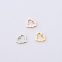 Stainless Steel Heart Pendants, polished, DIY, more colors for choice, 10PCs/Lot, Sold By Lot