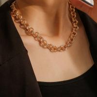 Cink Alloy nakit ogrlice, modni nakit, zlatan, Prodano By Strand
