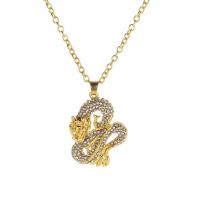 Zinc Alloy Jewelry Necklace fashion jewelry & with rhinestone Sold By Strand