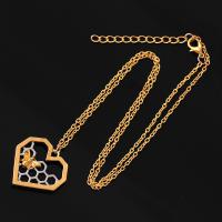 Zinklegierung Schmuck Halskette, Modeschmuck, goldfarben,  54+5cm   2.8x3cm, verkauft von Strang