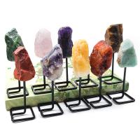 Modna ozdoba, Kamień naturalny, Nieregularne, obyty, do wyboru różne materiały, dostępnych więcej kolorów, 38-50x110-120mm, sprzedane przez PC