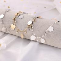 Bracelets en laiton, avec strass, Placage, bijoux de mode, plus de couleurs à choisir, Vendu par Environ 23 cm brin