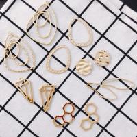 Zinc Alloy Pendants gold color plated DIY nickel lead & cadmium free Sold By Bag