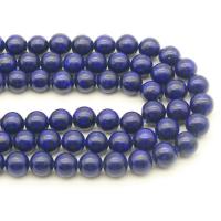Lapislazuli Perlen, rund, poliert, DIY & verschiedene Größen vorhanden, verkauft von Strang