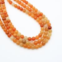 Natural Aventurine Beads, Red Aventurine, Round, polished, DIY & different size for choice, Sold By Strand