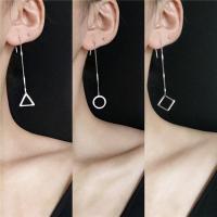 Brass Thread Through Earrings fashion jewelry Sold By Pair
