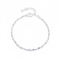 Brass Bracelet & Bangle plated fashion jewelry silver color Sold Per Approx 18 cm Strand