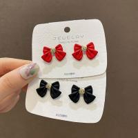Tibetan Style Stud Earring, fashion jewelry, more colors for choice,  1.5x2.4cm, Sold By Pair