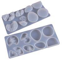 DIY Epoxy Mold Set Silicone for Pendant Mold plated durable Sold By PC